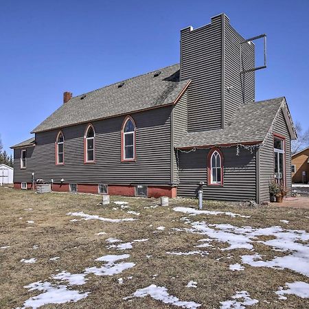 Renovated Historic Church Along Namekagon River! Seeley Exterior foto