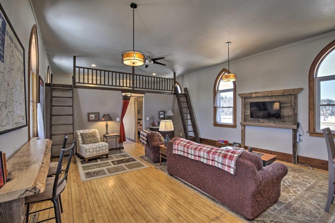 Renovated Historic Church Along Namekagon River! Seeley Exterior foto