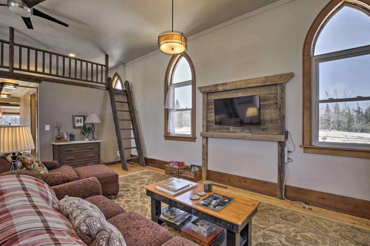 Renovated Historic Church Along Namekagon River! Seeley Exterior foto